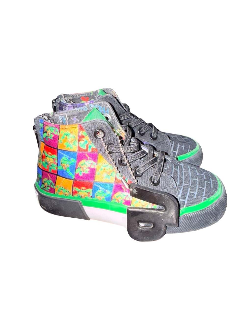 Ground Up Teenage Mutant Ninja Turtles TMNT High Top Sneakers Toddler Size 9